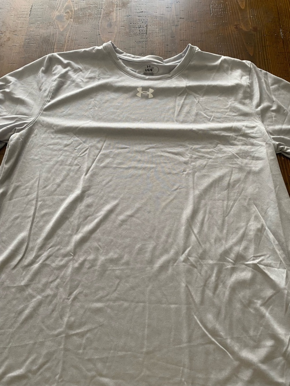 Under Armour Men’s Light Gray Short Sleeve Performance Tee
